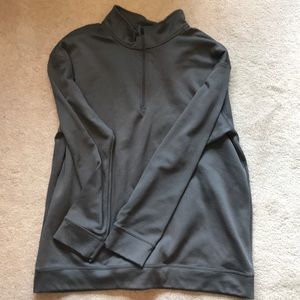 Gildan Men’s Gray Quarter Zip Fleece